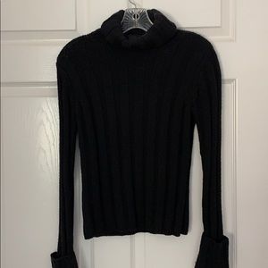 Banana republic merino wool black turtleneck
